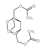 Iditol,2,4:3,5-di-O-methylene-, diacetate, L- (8CI) Structure