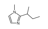 1-Methyl-2-(1-methylpropyl)-1H-imidazole结构式