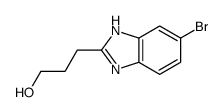 1H-BENZIMIDAZOLE-2-PROPANOL, 5-BROMO- structure
