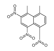 1,8-dimethyl-2,4,5-trinitronaphthalene Structure