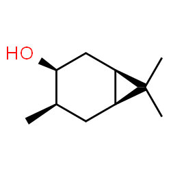 (1alpha,3beta,4beta,6alpha)-4,7,7-trimethylbicyclo[4.1.0]heptan-3-ol structure