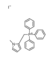 (1-methylpyrrol-2-yl)methyl-triphenylphosphanium,iodide结构式