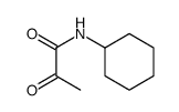 N-cyclohexyl-2-oxopropanamide Structure