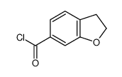6-Benzofurancarbonyl chloride, 2,3-dihydro- (9CI) structure