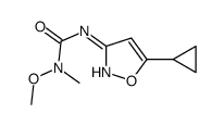 3-(5-cyclopropyl-1,2-oxazol-3-yl)-1-methoxy-1-methylurea结构式