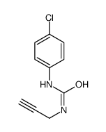 1-(p-Chlorophenyl)-3-(2-propynyl)urea Structure