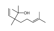3-ethenyl-2,3,7-trimethyloct-6-en-2-ol结构式