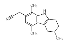 1H-Carbazole-7-acetonitrile,2,3,4,9-tetrahydro-3,5,8-trimethyl- picture
