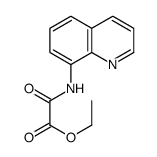 ethyl 2-oxo-2-(quinolin-8-ylamino)acetate Structure