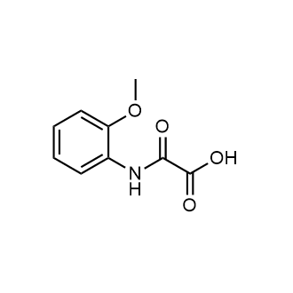 [(2-甲氧基苯基)氨基甲酰基]甲酸结构式