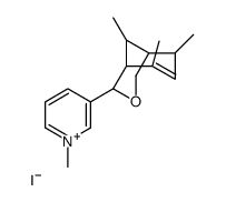1-methyl-3-(2,4,9-trimethyl-7-oxabicyclo[3.3.1]non-3-en-6-yl)pyridin-1-ium,iodide Structure