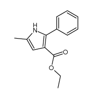 ethyl 5-methyl-2-phenyl-1H-pyrrole-3-carboxylate结构式