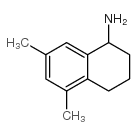 5,7-DIMETHYL-1,2,3,4-TETRAHYDRO-NAPHTHALEN-1-YLAMINE structure