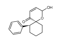 (6S,7S)-2-hydroxy-7-phenyl-1-oxaspiro[5.5]undec-3-en-5-one结构式