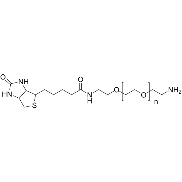 Biotin-PEG23-amine structure