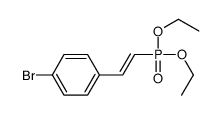 1-bromo-4-(2-diethoxyphosphorylethenyl)benzene结构式