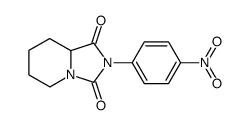 2-(4-nitro-phenyl)-tetrahydro-imidazo[1,5-a]pyridine-1,3-dione Structure