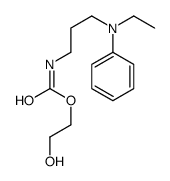 2-hydroxyethyl N-[3-(N-ethylanilino)propyl]carbamate结构式