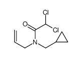 2,2-dichloro-N-(cyclopropylmethyl)-N-prop-2-enylacetamide结构式