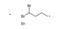 4,4-dibromobutyl(methyl)stannane结构式