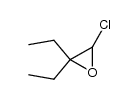 3-chloro-2,2-diethyl-oxirane Structure
