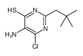 5-amino-6-chloro-2-(2,2-dimethylpropyl)-1H-pyrimidine-4-thione Structure