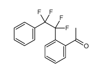 1-[2-(1,1,2,2-tetrafluoro-2-phenylethyl)phenyl]ethanone Structure