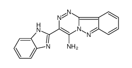 3-(1H-benzimidazol-2-yl)-[1,2,4]triazino[4,3-b]indazol-4-amine结构式