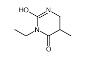 3-ethyl-5-methyl-1,3-diazinane-2,4-dione结构式
