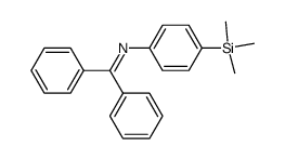 N-diphenylmethylene-4-trimethylsilyl aniline结构式