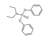 diethyl-amidophosphoric acid diphenyl ester Structure