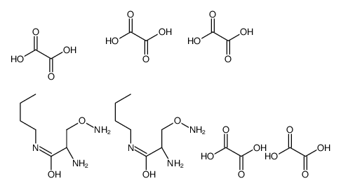 (2R)-2-amino-3-aminooxy-N-butylpropanamide,oxalic acid结构式