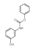 Carbamic acid,(3-hydroxyphenyl)-, phenyl ester (9CI)结构式