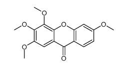 2,3,4,6-tetramethoxyxanthen-9-one结构式
