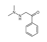 2-(2,2-dimethylhydrazinyl)-1-phenylethanone结构式
