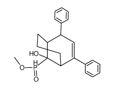 (9-Hydroxy-2,4-diphenyl-bicyclo[3.3.1]non-2-en-9-yl)-phosphinic acid methyl ester结构式