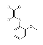 1-methoxy-2-(1,2,2-trichloroethenylsulfanyl)benzene Structure