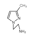 2-(3-甲基-吡唑-1-基)-乙胺结构式