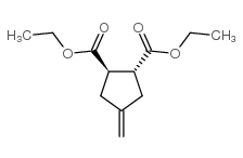 二乙基4-亚甲基-1,2-环戊烷二羧酸酯结构式