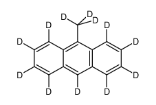 9-甲基蒽-D12结构式