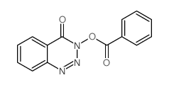 Benzoic acid,4-oxo-1,2,3-benzotriazin-3-yl ester Structure