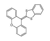 9-(1,3-benzodithiol-2-ylidene)xanthene结构式