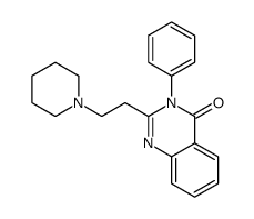 3-phenyl-2-(2-piperidin-1-ylethyl)quinazolin-4-one结构式