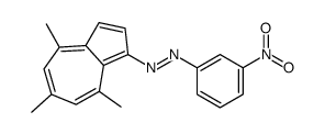 (3-nitrophenyl)-(4,6,8-trimethylazulen-1-yl)diazene Structure
