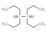 dipropylphosphinothioyl-dipropyl-sulfanylidene-phosphorane结构式