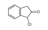 2H-Inden-2-one,1-chloro-1,3-dihydro- Structure