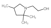 2-(2,2,4-trimethylpyrrolidin-1-yl)ethanol结构式