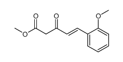 2'-methoxybenzylideneacetoacetic acid methyl ester结构式