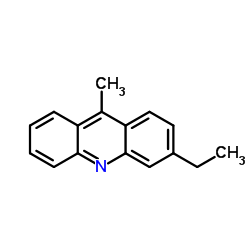 Acridine, 3-ethyl-9-methyl- (9CI) Structure