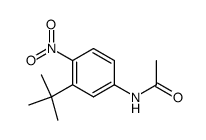 acetic acid-(3-tert-butyl-4-nitro-anilide) Structure